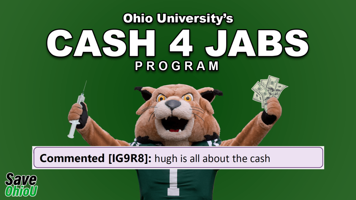 Public Records Expose Ohio University’s Cash 4 Jabs&nbsp;Program.